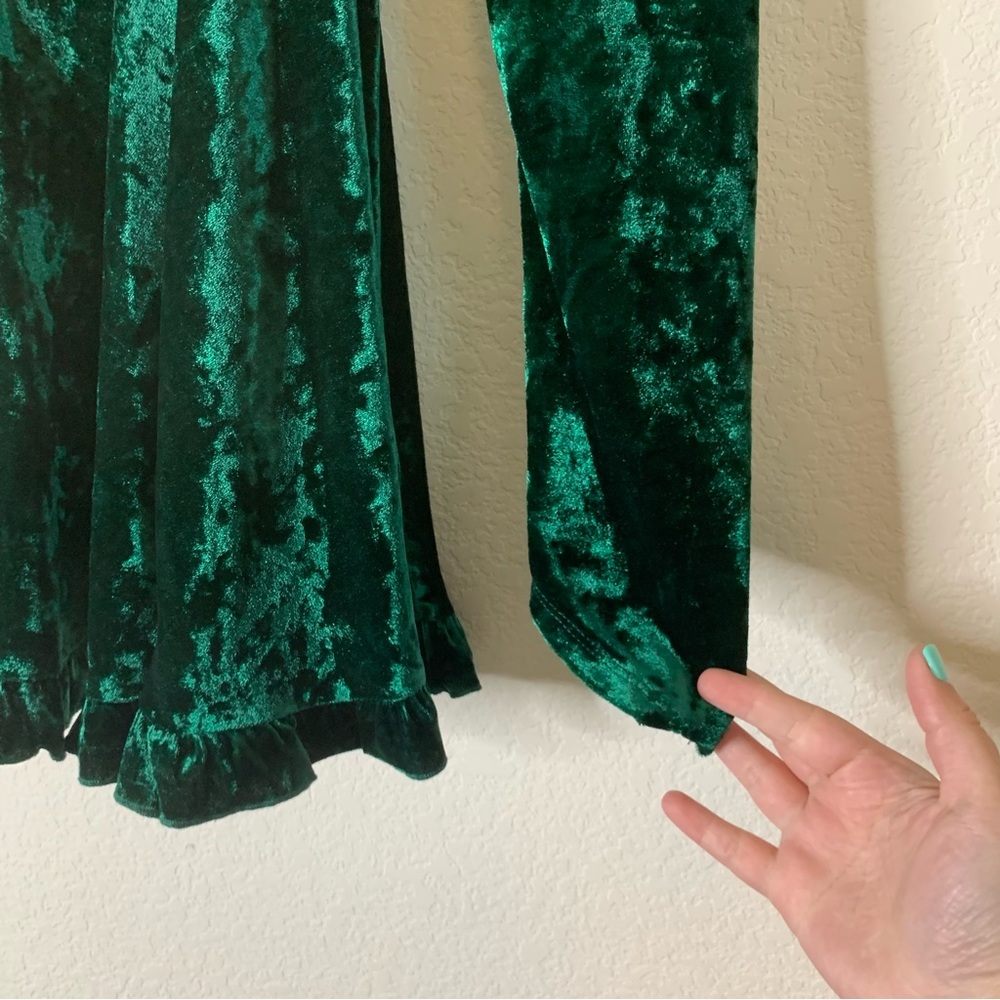 Dolls kill x shrek green Fiona mini dress S - Picture 2 of 9